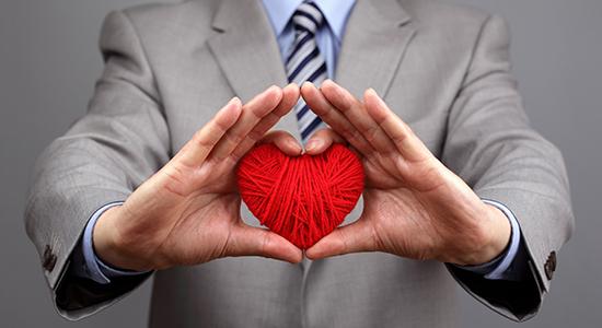 Give Heart Businessman Volunteer Probono Charity 550x300